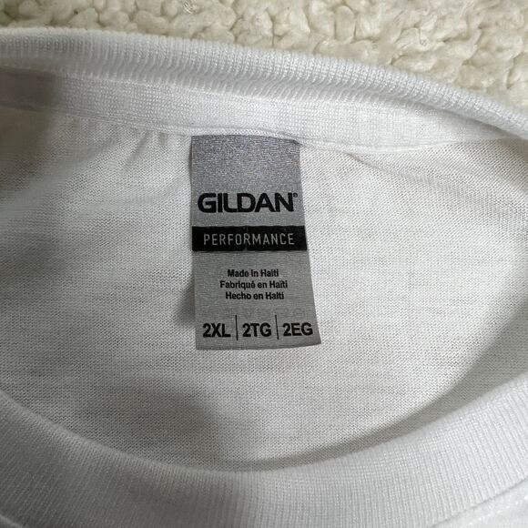 I Did It For The Cookies White Santa Tee 2XL - Picture 3 of 7